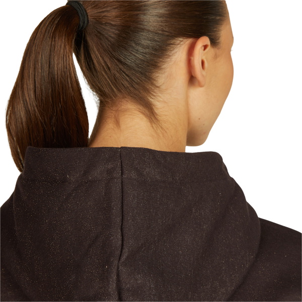 2025 Eskadron Damen Heritage Hood Sparkle Shirt 823158 105 090 - Black Truffle